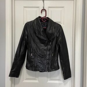 Bod and Christensen Leather Moto Jacket
